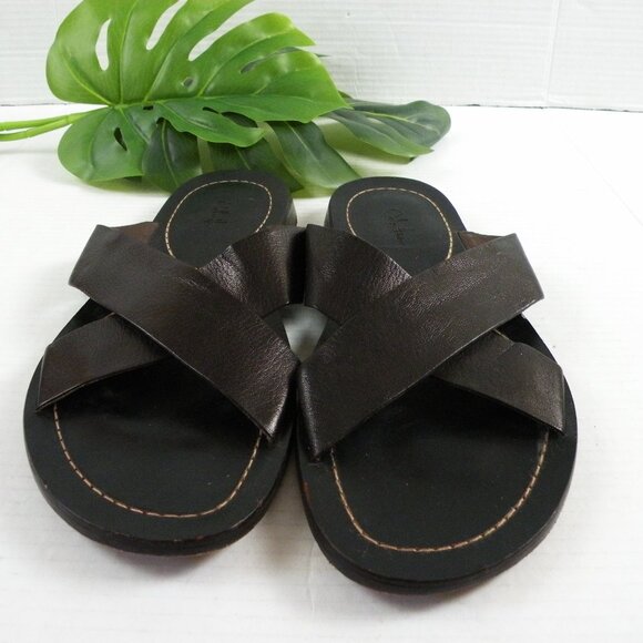 Men’s Leather Cole Haan brown Sandals size 13 main image 5